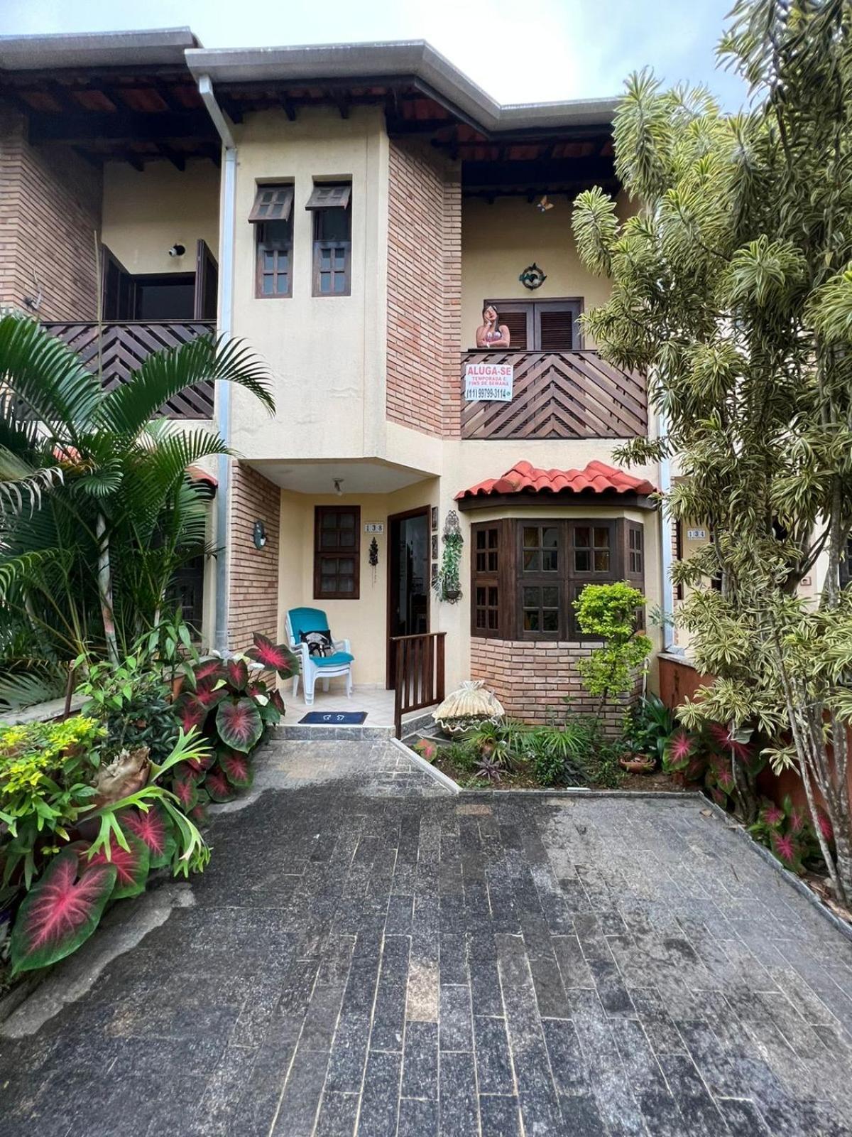 Paz E Mar Beach House - Area Gourmet Completa 卡拉瓜塔图巴 外观 照片